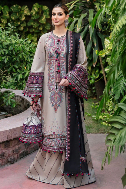 JAZMIN LUXURY LAWN UNSTITCHED 3 PC COLLECTION