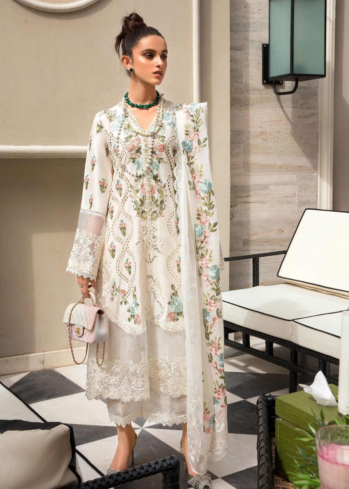 CRIMSON | Monsoon Blooms | UNSTITCHED LAWN 3PC