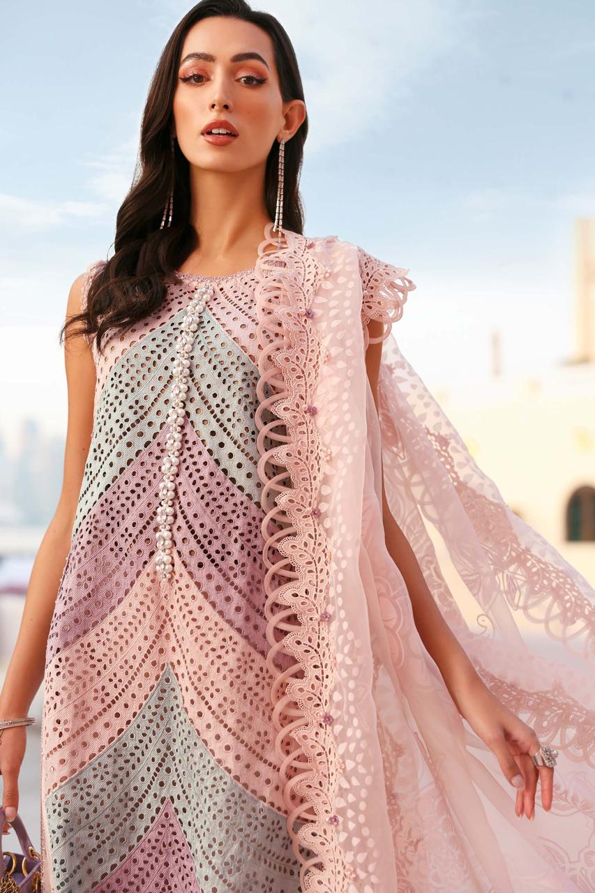 MARIA.B/HAVEY EMBROIDERED/3PC LUXURY LAWN