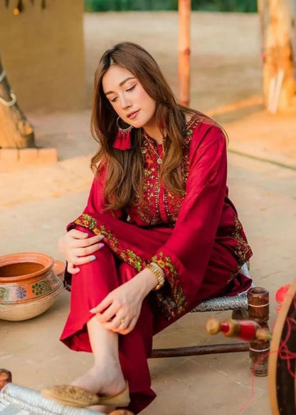 LAAM 💯 ORIGINAL LAWN 2PC EMBROIDERED
