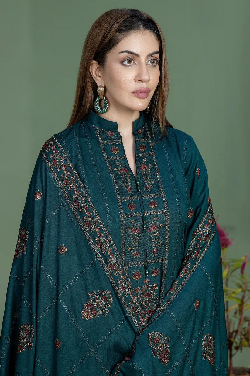 NOOR E FAJAR LAWN UNSTITCHED 3PC WITH LAWN  EMBROIDERED  READY TO WEAR DUPATTA