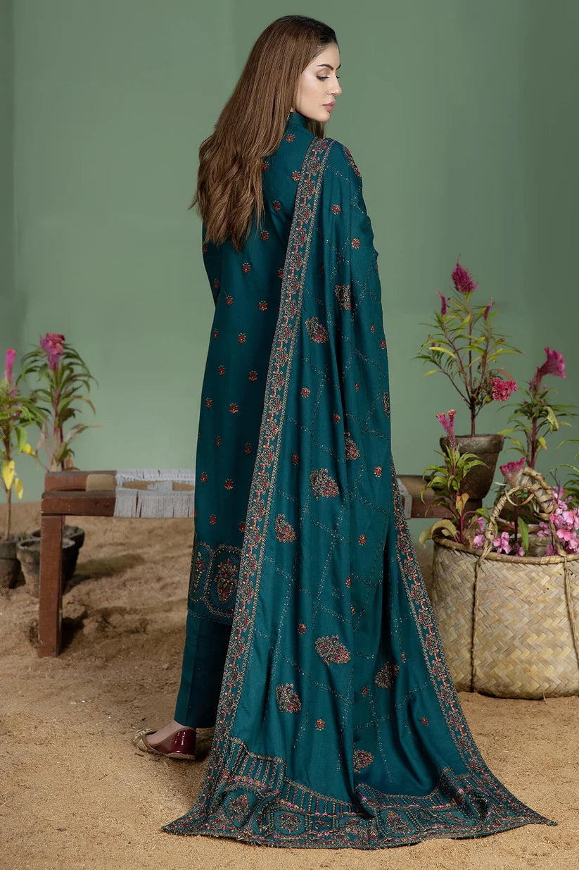 NOOR E FAJAR LAWN UNSTITCHED 3PC WITH LAWN  EMBROIDERED  READY TO WEAR DUPATTA